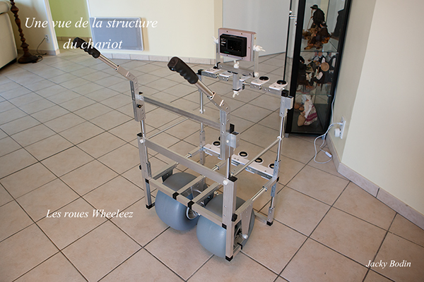 Structure aluminium du chariot de surfcasting